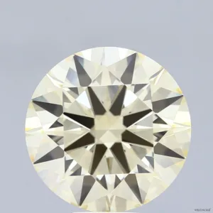 8.12 Carat Round Fancy Light Yellow VVS2 Lab Diamond
