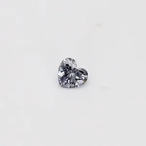 0.04 Carat Heart Fancy Light Gray Natural Diamond