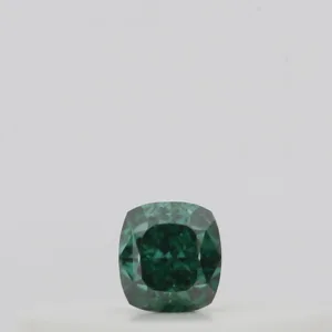 0.05 Carat Cushion Brilliant Fancy Deep Green Natural Diamond