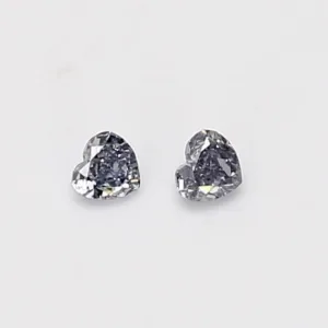 0.06 Carat Heart Fancy Gray Natural Diamond