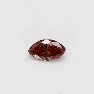 0.12 Carat Marquise Fancy Deep Brown Pink Natural Diamond