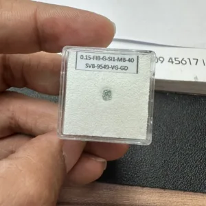 0.15 Carat Cushion Brilliant Fancy Intense Blue Green SI1 Natural Diamond