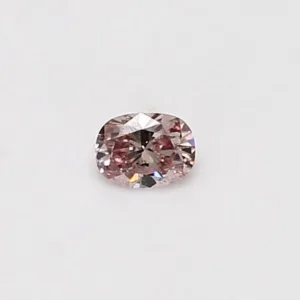 0.15 Carat Cushion Brilliant Fancy Pink Natural Diamond