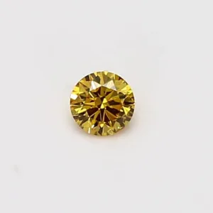 0.15 Carat Round Yellow SI2 Natural Diamond