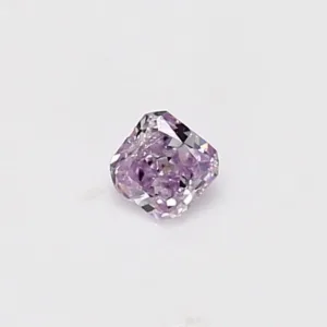 0.16 Carat Cushion Brilliant Fancy Purple Natural Diamond