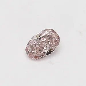 0.2 Carat Oval Fancy Pink I2 Natural Diamond