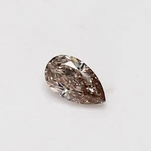 0.21 Carat Pear Fancy Brown SI1 Natural Diamond