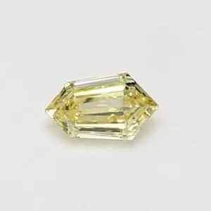 0.22 Carat Kite Fancy Yellow SI2 Natural Diamond