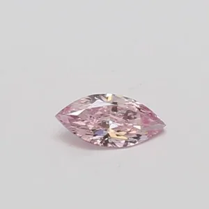 0.22 Carat Marquise Fancy Purple Pink I1 Natural Diamond