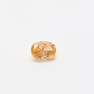 0.22 Carat Oval Fancy Intense Orange I1 Natural Diamond