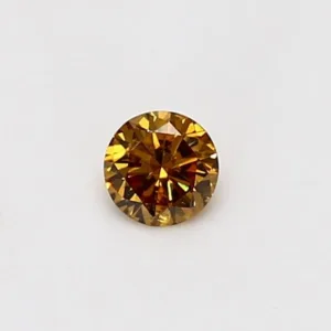 0.22 Carat Round Fancy Deep Brown Natural Diamond