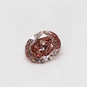 0.27 Carat Oval Fancy Pink SI1 Natural Diamond
