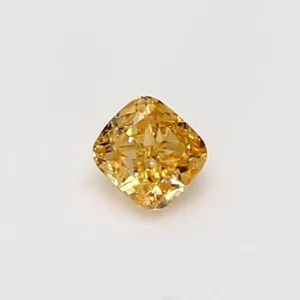 0.28 Carat Cushion Brilliant Orange VS2 Natural Diamond