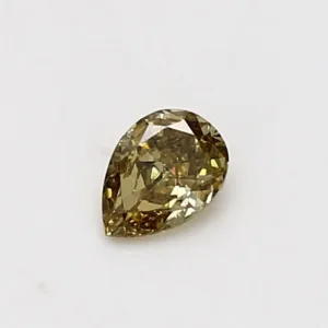 0.29 Carat Pear Fancy Deep Yellow VS2 Natural Diamond