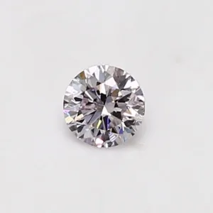 0.3 Carat Round Very Light Pink Natural Diamond