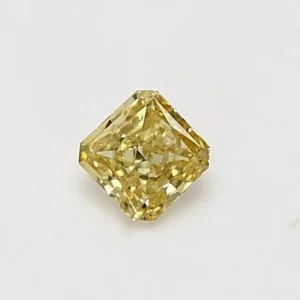 0.32 Carat Radiant Yellow I1 Natural Diamond