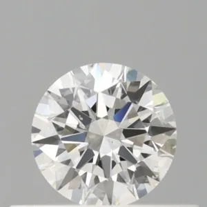0.35 Carat Round G SI1 Natural Diamond
