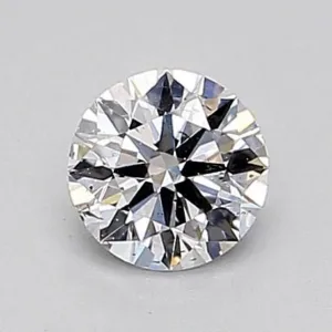 0.36 Carat Round D SI2 Natural Diamond