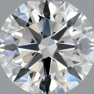 0.38 Carat Round H VVS1 Natural Diamond