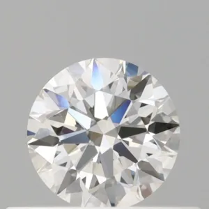 0.39 Carat Round H VVS1 Natural Diamond