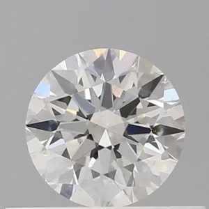 0.41 Carat Round F SI1 Natural Diamond