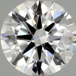 0.42 Carat Round F IF Natural Diamond