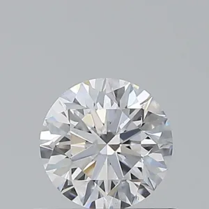 0.44 Carat Round D SI1 Natural Diamond