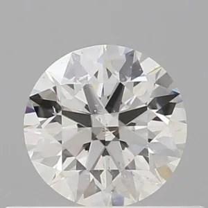 0.44 Carat Round G SI2 Natural Diamond
