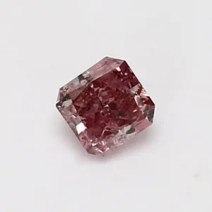0.47 Carat Radiant Fancy Intense Pink Natural Diamond