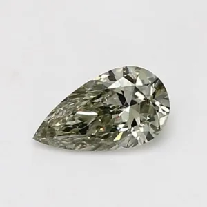 0.5 Carat Pear Fancy Yellow VS2 Natural Diamond