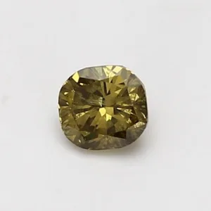 0.51 Carat Cushion Modified Fancy Deep Gray Natural Diamond
