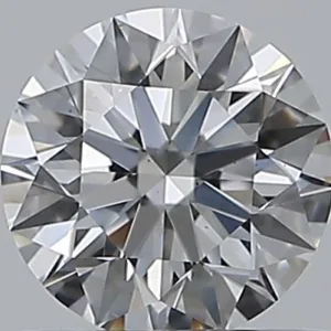 0.53 Carat Round F VS2 Natural Diamond