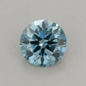 0.53 Carat Round Fancy Vivid Blue VS1 Lab Diamond