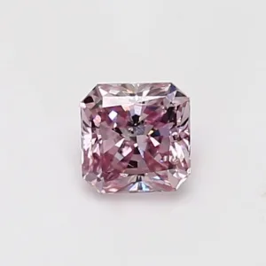 0.54 Carat Radiant Pink SI2 Natural Diamond
