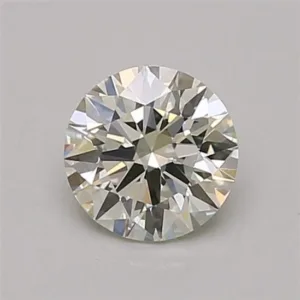 0.57 Carat Round Fancy Vivid Green VS1 Lab Diamond