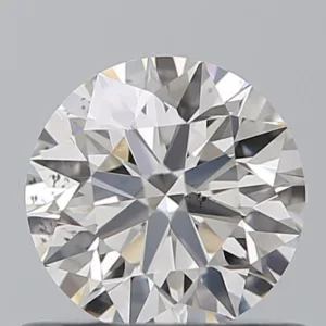 0.57 Carat Round H SI1 Natural Diamond