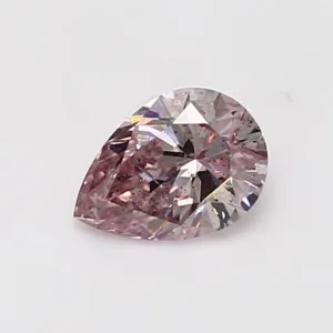 0.58 Carat Pear Pink SI2 Natural Diamond