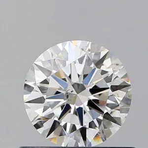 0.6 Carat Round F SI1 Natural Diamond
