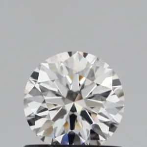 0.63 Carat Round F VVS2 Natural Diamond