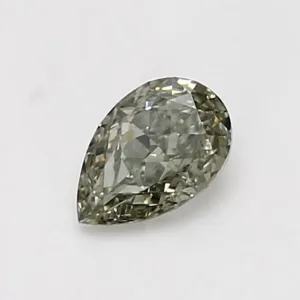 0.65 Carat Pear Fancy Green SI1 Natural Diamond