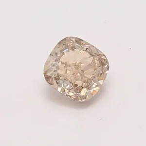 0.72 Carat Cushion Brilliant Fancy Brown VS1 Natural Diamond