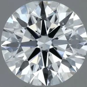 0.72 Carat Round F SI1 Natural Diamond