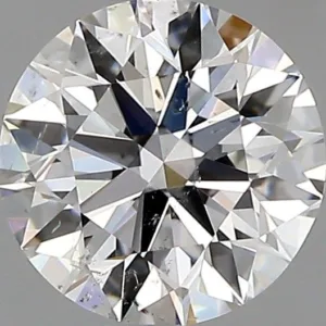 0.74 Carat Round E SI2 Natural Diamond