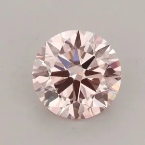 0.8 Carat Round Fancy Intense Pink VS1 Lab Diamond