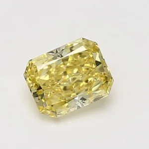 0.81 Carat Radiant Yellow SI1 Natural Diamond
