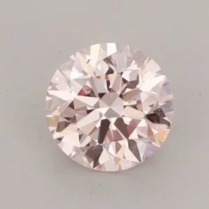 0.83 Carat Round Fancy Intense Pink VS2 Lab Diamond
