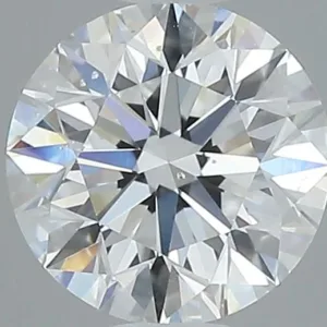 0.9 Carat Round D SI1 Natural Diamond