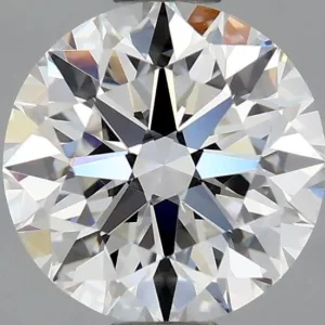0.9 Carat Round F VVS2 Natural Diamond