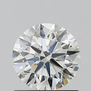 0.9 Carat Round H VVS1 Natural Diamond