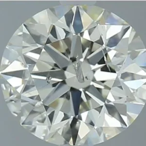 0.9 Carat Round J SI2 Natural Diamond